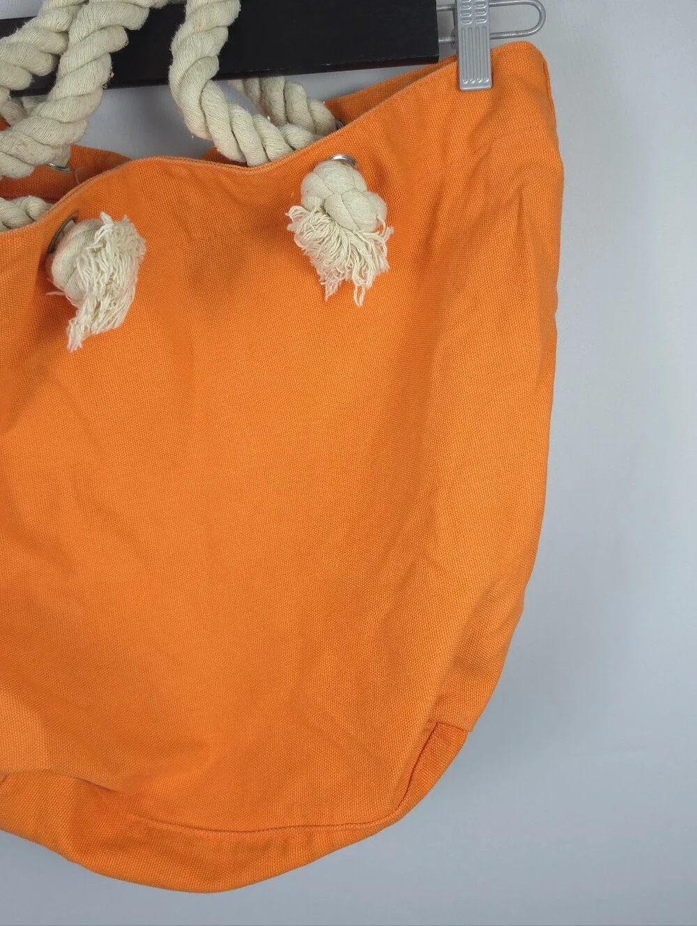 Aperol Spritz Cotton Beach Bag Tote Chunky Rope Handle